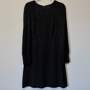 J. Crew Black Polka Dot Dress - 8